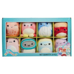 squishmallows official kellytoy set of 8 5 inch sea squishmallows (indie, orzella, fabiola, samir, gordon, nabila, archie and livvy)