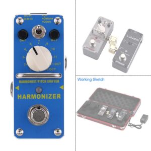 Btuty AHAR-3 Harmonizer Harmonist Shifter Electric Guitar Effect Pedal Mini Single Effect with True Bypass