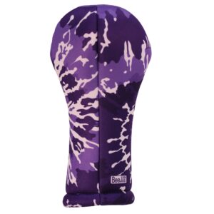 Tie Dye Collection Golf Club Headcovers 3 Separate Sizes Driver Fairway Hybrid All Sold Separately Handmade in USA by BeeJos (Purple, Driver)