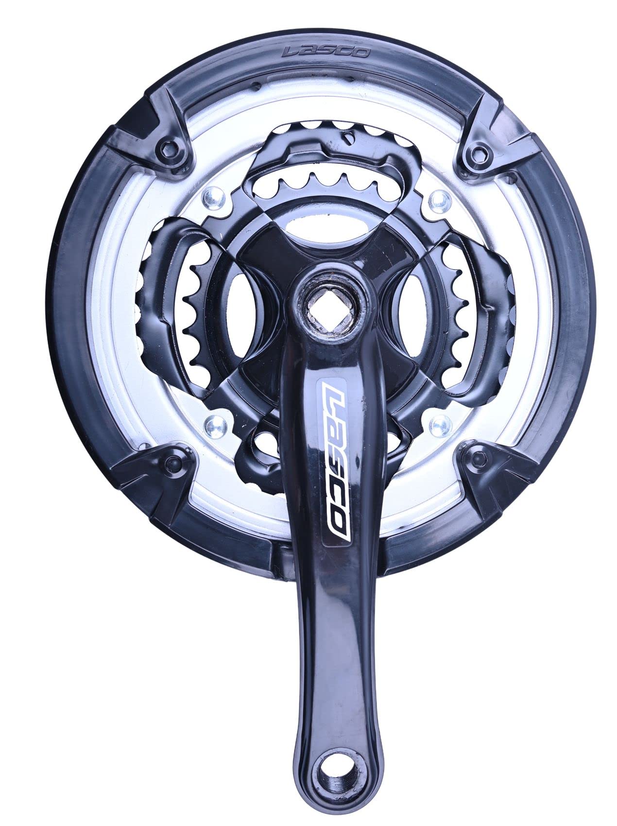 FOMAS MTB Crankset,Mountain Bike Crankset,9 Speed Square Taper crankset,Chain Ring Set,Speed crankset for Bicycle.170mm Crank Arm, Chainring Front Sprocket Suitable for 9/16" Pedal.