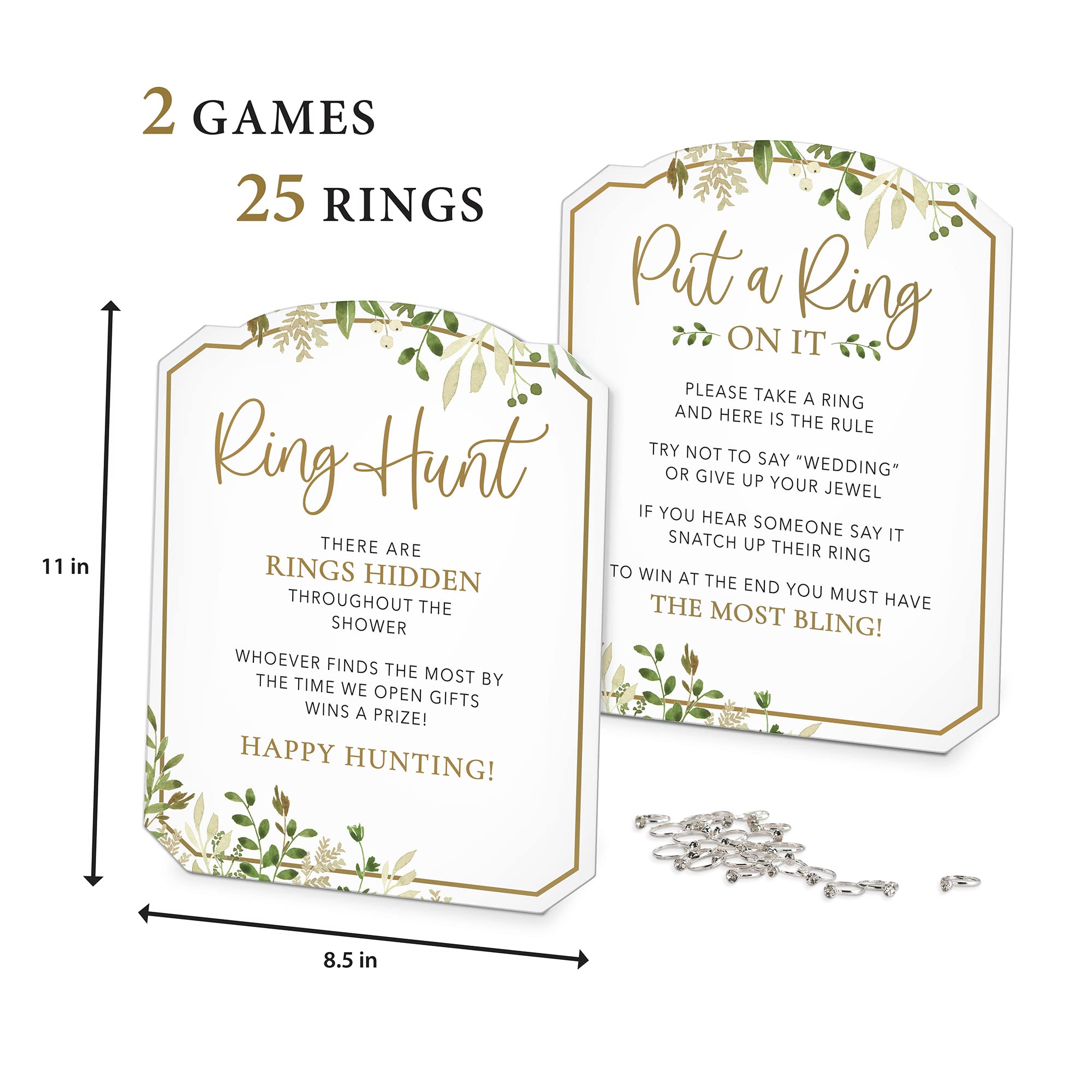 Lillian Rose Put Ring Hunt Bridal Shower Games, One Size, Multi