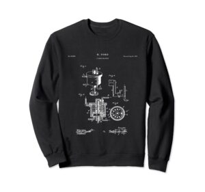 carburetor patent - ford sweatshirt