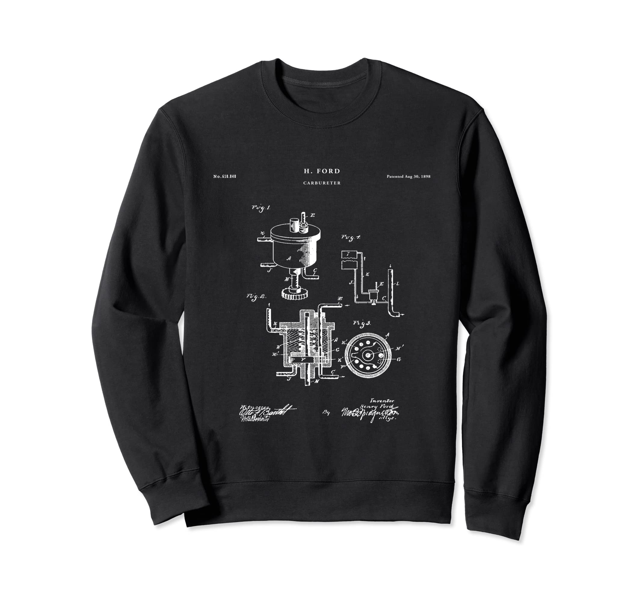 Carburetor Patent - Ford Sweatshirt