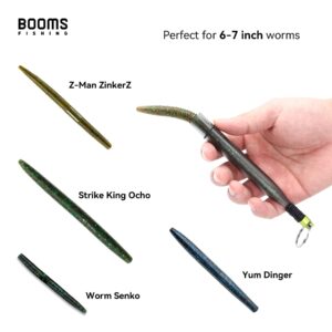 Booms Fishing WR2 Wacky Rig Tool Kit with Coiled Lanyard and 100pcs Fishing O-Rings for Worms