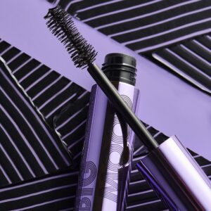 e.l.f. Big Mood Mascara, Instantly Creates Long-Lasting, Bold & Lifted, Voluminous Lashes, Infused with Jojoba Wax, Pitch Black, 0.30 fl Oz