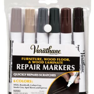 Varathane 374189 Wood Stain Repair Marker Kit, Assorted Cool Tone