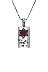 nano sim old bible silver mezuzah pendant small star of david in the middle