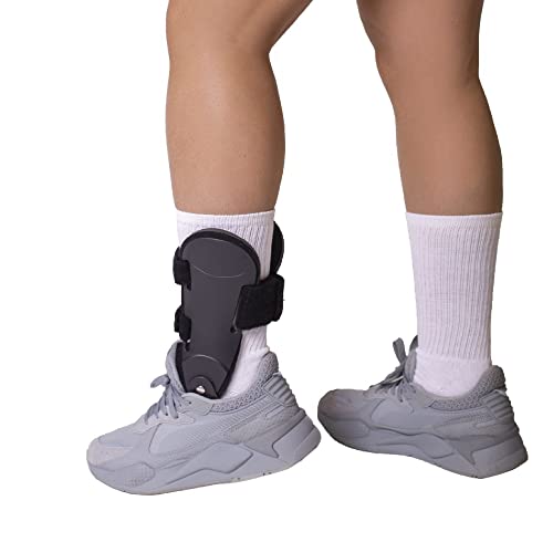 Brace Align Semi-Rigid Ultra Active Ankle Brace- Hinged Ankle Stabilizer, Protection and Support for Sprains, Volleyball, Basketball, Tennis, Sports Injury- Left or Right Foot- PDAC L1906