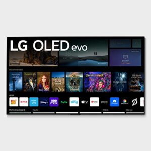 LG OLED Evo G2 Series 77” Alexa Built-in 4k Smart TV (3840 x 2160), 120Hz Refresh Rate, AI-Powered 4K, Dolby Cinema, WiSA Ready, Cloud Gaming (OLED77G2PUA, 2022)