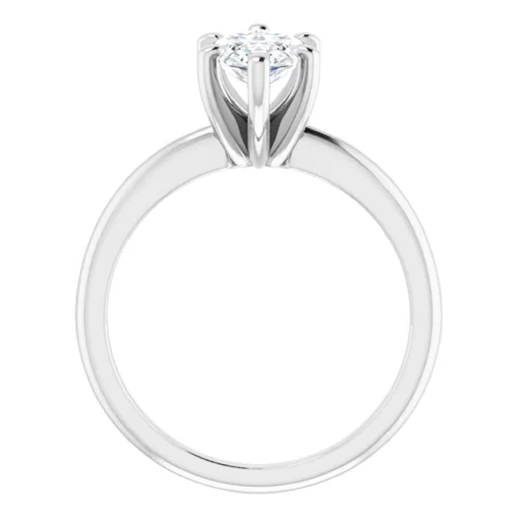 ERAA JEWEL 2 CT Marquise Colorless Moissanite Engagement Ring, Wedding Bridal Ring Set, (4)