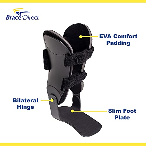 Brace Align Semi-Rigid Ultra Active Ankle Brace- Hinged Ankle Stabilizer, Protection and Support for Sprains, Volleyball, Basketball, Tennis, Sports Injury- Left or Right Foot- PDAC L1906