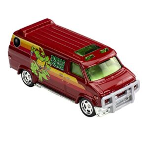 hot wheels pop culture custom gmc panel van 1:64 scale vehicle for kids ages 3 years old & up & collectors of new & classic toy cars, featuring character-favorite castings as canvases