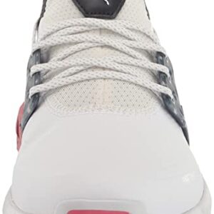 PUMA Golf Men's Ignite Articulate Volition Golf Shoe, Puma White-Puma Silver-Ski Patrol, 10.5