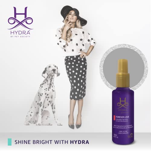 Hydra Forever Love Pet Cologne, Finishing Cologne for Dogs and Cats, Grooming Spray, 4.4 Ounces