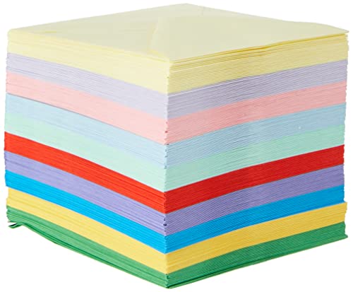 Craft UK 2374-200 5X5 Envelopes in Assorted Colours