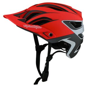 Troy Lee Designs A3 Uno Half Shell Bicycle Helmet W/MIPS - EPP EPS Premium Lightweight - All Mountain Enduro Gravel Trail Cycling MTB (Red, XS/SM)