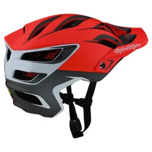 Troy Lee Designs A3 Uno Half Shell Bicycle Helmet W/MIPS - EPP EPS Premium Lightweight - All Mountain Enduro Gravel Trail Cycling MTB (Red, XS/SM)