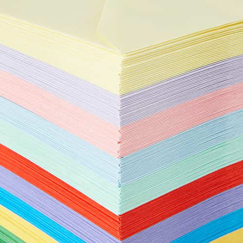 Craft UK 2374-200 5X5 Envelopes in Assorted Colours