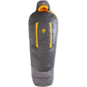 NEMO Sonic Down Mummy Sleeping Bag - Long - Goodnight Gray/Torch