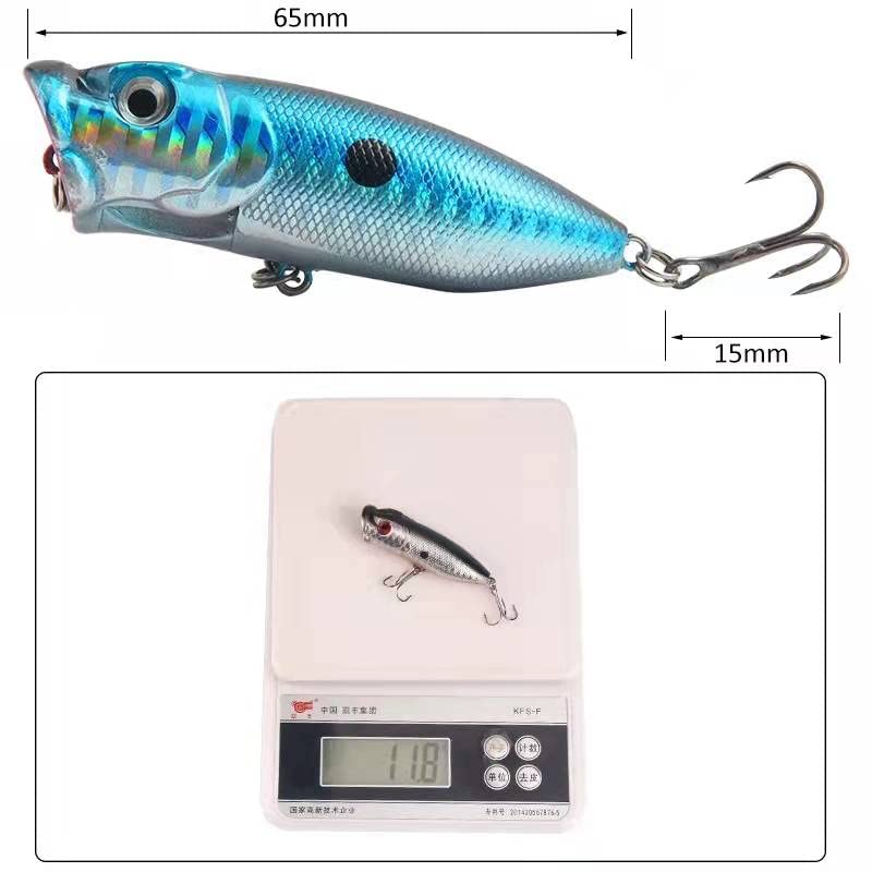 5PCS Crankbaits Set Lure Fishing Hard Baits Swimbaits Boat Ocean Topwater Lures Kit Fishing Tackle Minnow Vib Set for Trout Bass Perch Fishing Lures with Box