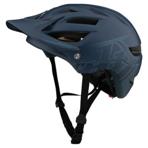 Troy Lee Designs Adult | Trail | All Mountain | Bicycle A1 MIPS Classic Helmet - (Slate Blue, Small)