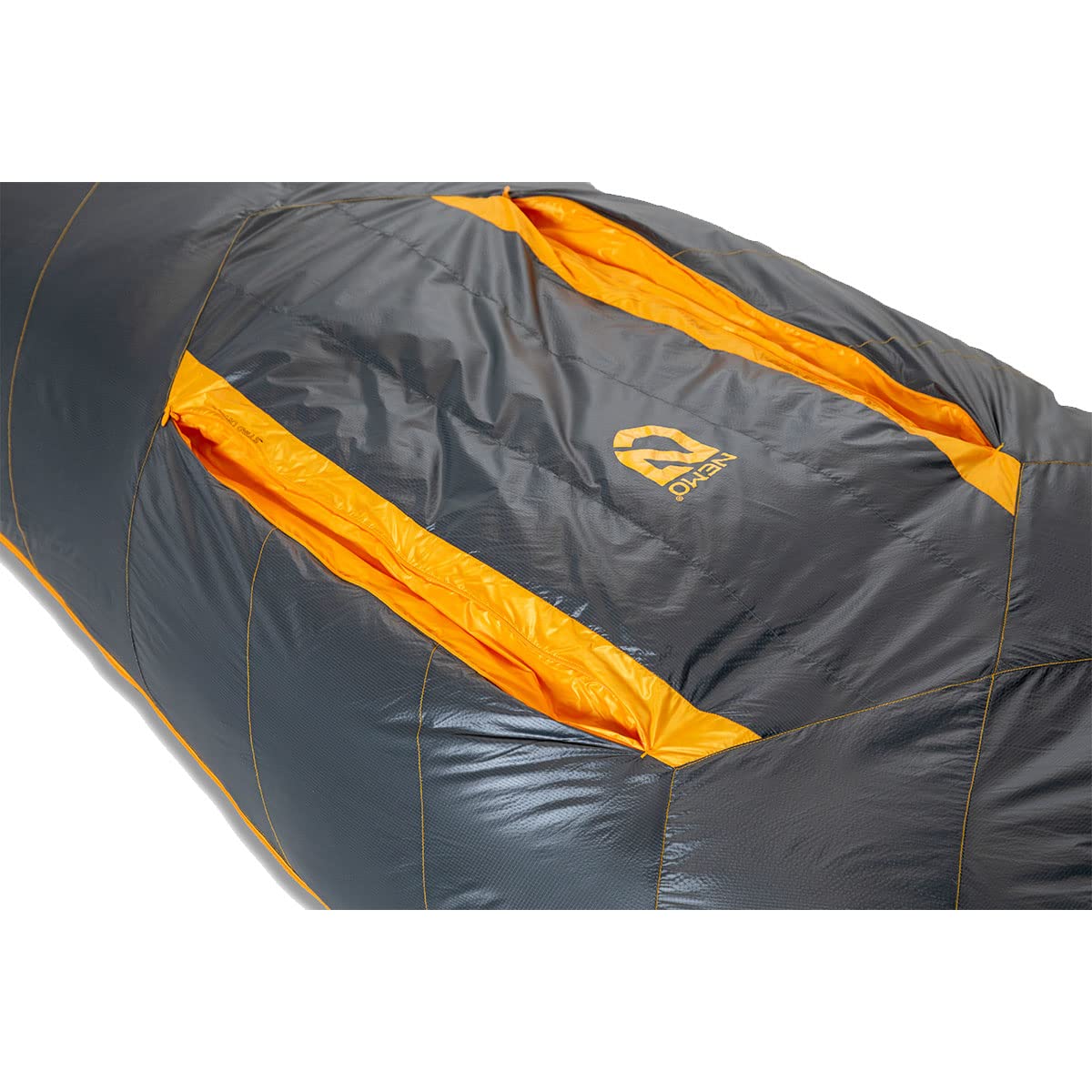 NEMO Sonic Down Mummy Sleeping Bag - Long - Goodnight Gray/Torch