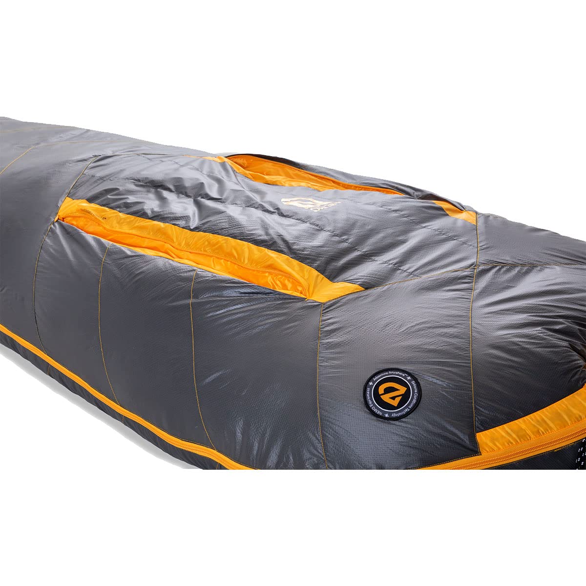 NEMO Sonic Down Mummy Sleeping Bag - Long - Goodnight Gray/Torch