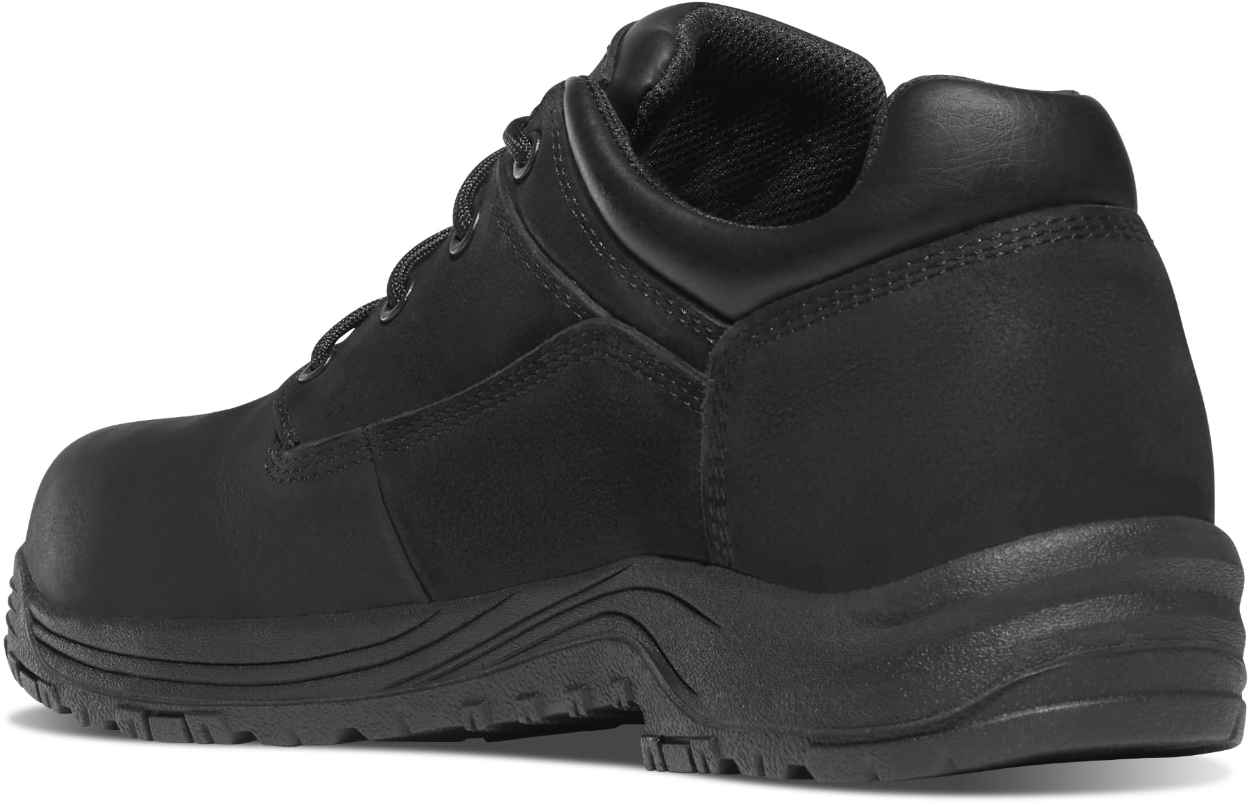 Danner 3" Caliper Aluminum Toe Work Boots for Men - Low-Top Full-Grain Leather Upper with Safety Toe, Comfort Cushioning, and Traction Heel Outsole, Black Hot - 12 EE