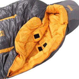 NEMO Sonic Down Mummy Sleeping Bag - Regular - Goodnight Gray/Torch