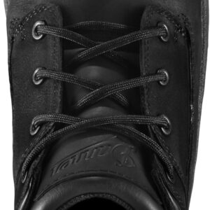 Danner 3" Caliper Aluminum Toe Work Boots for Men - Low-Top Full-Grain Leather Upper with Safety Toe, Comfort Cushioning, and Traction Heel Outsole, Black Hot - 12 EE