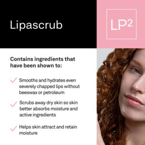 facetheory Lipascrub LP2 - Organic Lip Scrub and Lip Exfoliator, Moisturize and Exfoliate, Made With Natural Ingredients, Lip Scrub For Dark Lips, Vegan & Cruelty-Free, Made in UK | 0.5 fl oz