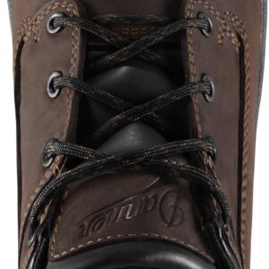 Danner 3" Caliper Aluminum Toe Work Boots for Men - Low-Top Full-Grain Leather Upper with Safety Toe, Comfort Cushioning, and Traction Heel Outsole, Brown Hot - 12 EE