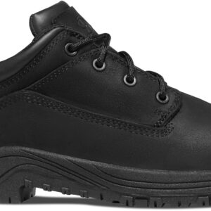 Danner 3" Caliper Aluminum Toe Work Boots for Men - Low-Top Full-Grain Leather Upper with Safety Toe, Comfort Cushioning, and Traction Heel Outsole, Black Hot - 12 EE