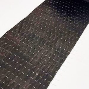 (1 ft -10 ft Rolls) KARBXON - 4 in - Carbon Fiber Fabric - Black - 3K - 220g/meter - UNI Weave - Advanced Fiber Cloth Fabric - Rolled 4” Wide Hemmed Fabric for Repair, Drones, RC & DIY Projects