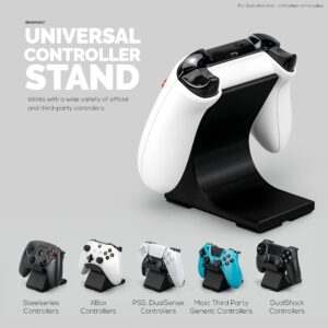 BRAINWAVZ Game Controller Desktop Holder Stand (2 Pack) - Universal Design for Xbox ONE, PS5, PS4, PC, Steelseries, Steam & More, Reduce Clutter UGDS-05