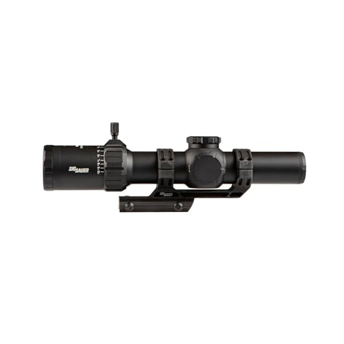 SIG SAUER Tango-MSR LPVO 1-10X28mm 34mm Tube F2/SFP MSR BDC-10 Reticle Durable Scockproof Waterproof Fogproof Hunting Rifle Scope, Alpha-MSR Mount, Lens Covers & Throw Lever Included