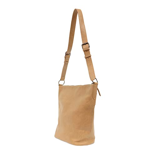 Joy Susan Nori Crossbody Bucket Bag Convertible Tote - Wheat