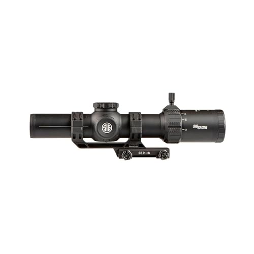 SIG SAUER Tango-MSR LPVO 1-10X28mm 34mm Tube F2/SFP MSR BDC-10 Reticle Durable Scockproof Waterproof Fogproof Hunting Rifle Scope, Alpha-MSR Mount, Lens Covers & Throw Lever Included