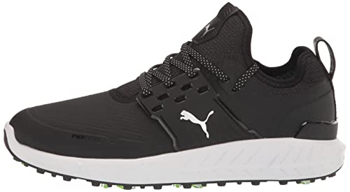 Puma Golf Men's Ignite Articulate Golf Shoe, Puma Black-Puma Silver-Puma Black, 7 Wide