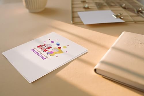 Lovepop Everyday Pop-Up Card for Her and Him - 3D Disney & Pixar Greeting Cards for Boys, Girls, Men, Women - My Favorite Adventure - 5" x 7" Up House Card - Blank Note Card & Envelope Included