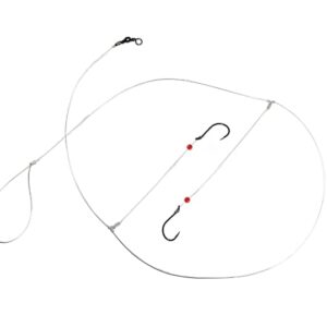 Fishing Simply - Hi/Lo - Top Bottom - Surf or Deep Drop - Salt Water - High Carbon Steel Hook 2/0 - Berkley Line 40lb - Made in USA