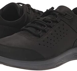 ECCO Men's Exceed Trainer Hiking Shoe, Black Nubuck, 10-10.5