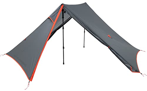 ALPS Mountaineering Hex 2-Person Tent - Charcoal/Red