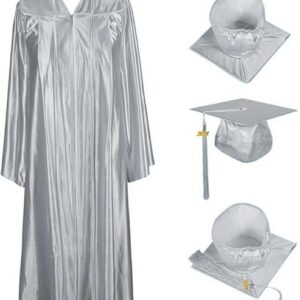 GraduationForYou 2024 Shiny Graduation Cap Gown and Tassel