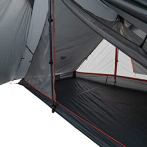 ALPS Mountaineering Hex 2-Person Tent - Charcoal/Red