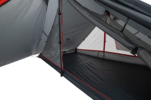 ALPS Mountaineering Hex 2-Person Tent - Charcoal/Red