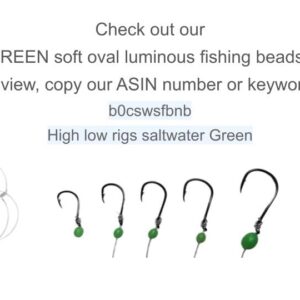 Fishing Simply - Hi/Lo - Top Bottom - Surf or Deep Drop - Salt Water - High Carbon Steel Hook 2/0 - Berkley Line 40lb - Made in USA