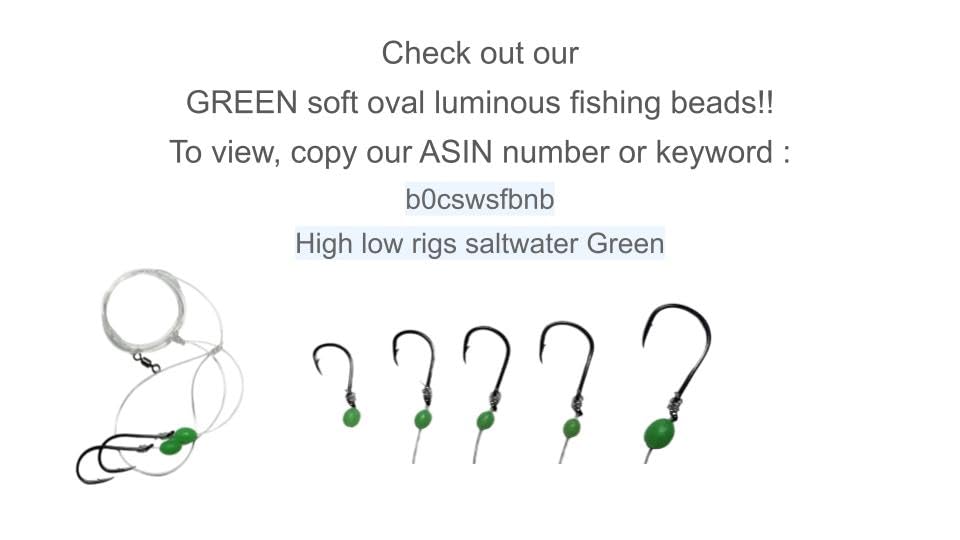 Fishing Simply - Hi/Lo - Top Bottom - Surf or Deep Drop - Salt Water - High Carbon Steel Hook 2/0 - Berkley Line 40lb - Made in USA