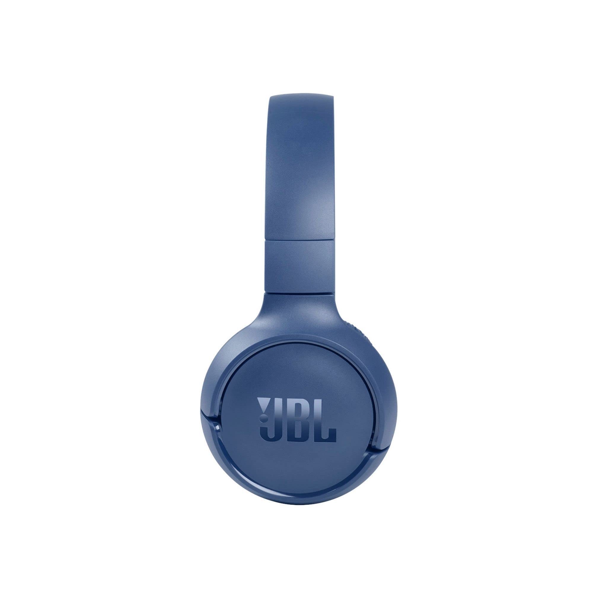 JBL Tune 510BT: Wireless On-Ear Headphones with Purebass Sound - Blue (Renewed)