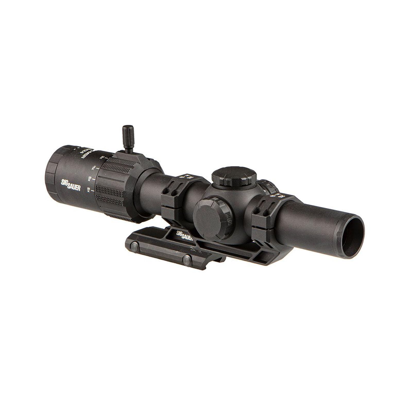 SIG SAUER Tango-MSR LPVO 1-6X24mm Waterproof Fog-Proof Rugged Tactical Hunting Rifle Scope | Second Focal Plane/F2 | Illuminated MSR BDC-6 Reticle, Black